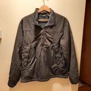 Eddie bauer windbreaker sherpa lined pullover